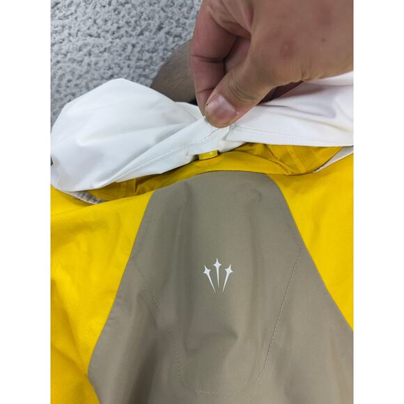 Nike x Nocta Vivid Sulfur L'Art Bala Tech Jacket Mens XXL Yellow NEW 2XL $500 - Picture 8 of 14